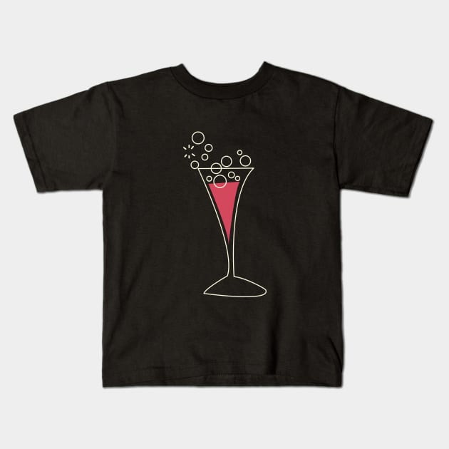 Cocktail drink Kids T-Shirt by nickemporium1